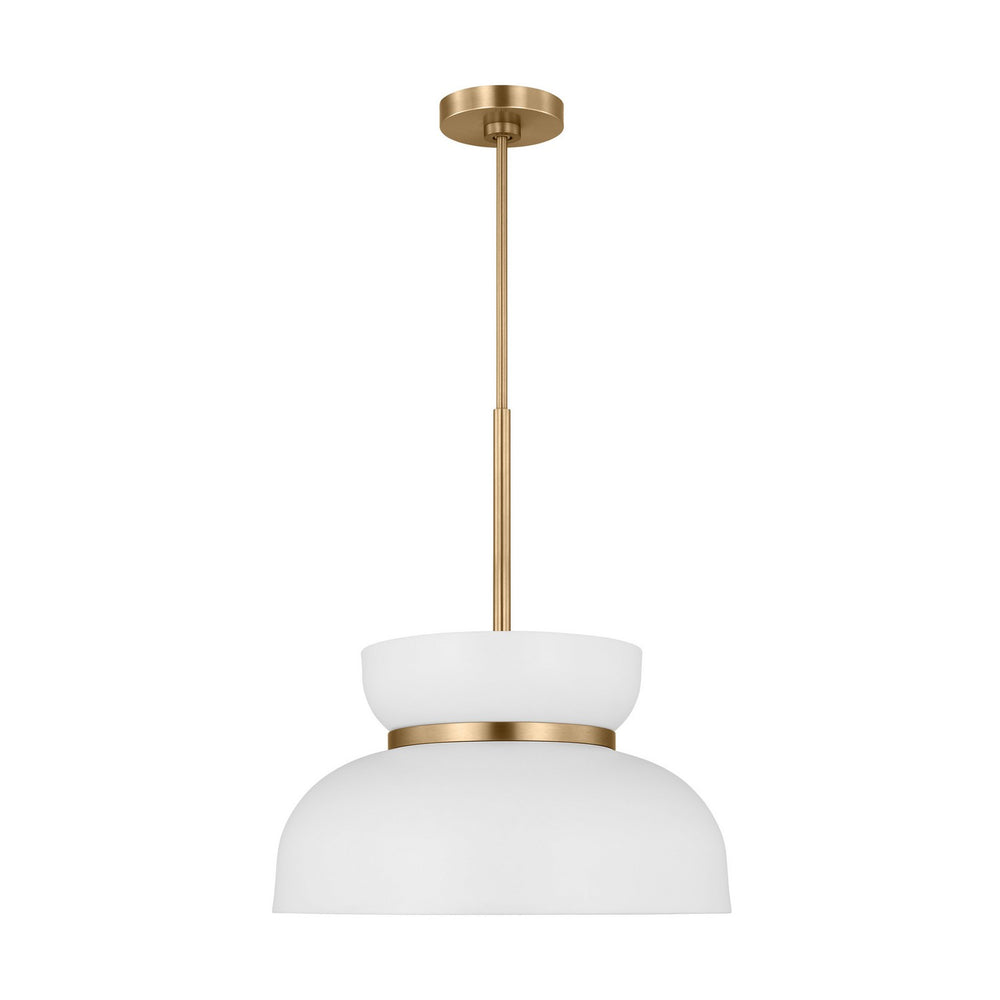 Visual Comfort Studio Canada - One Light Pendant - Pemberton - Matte White- Union Lighting Luminaires Decor