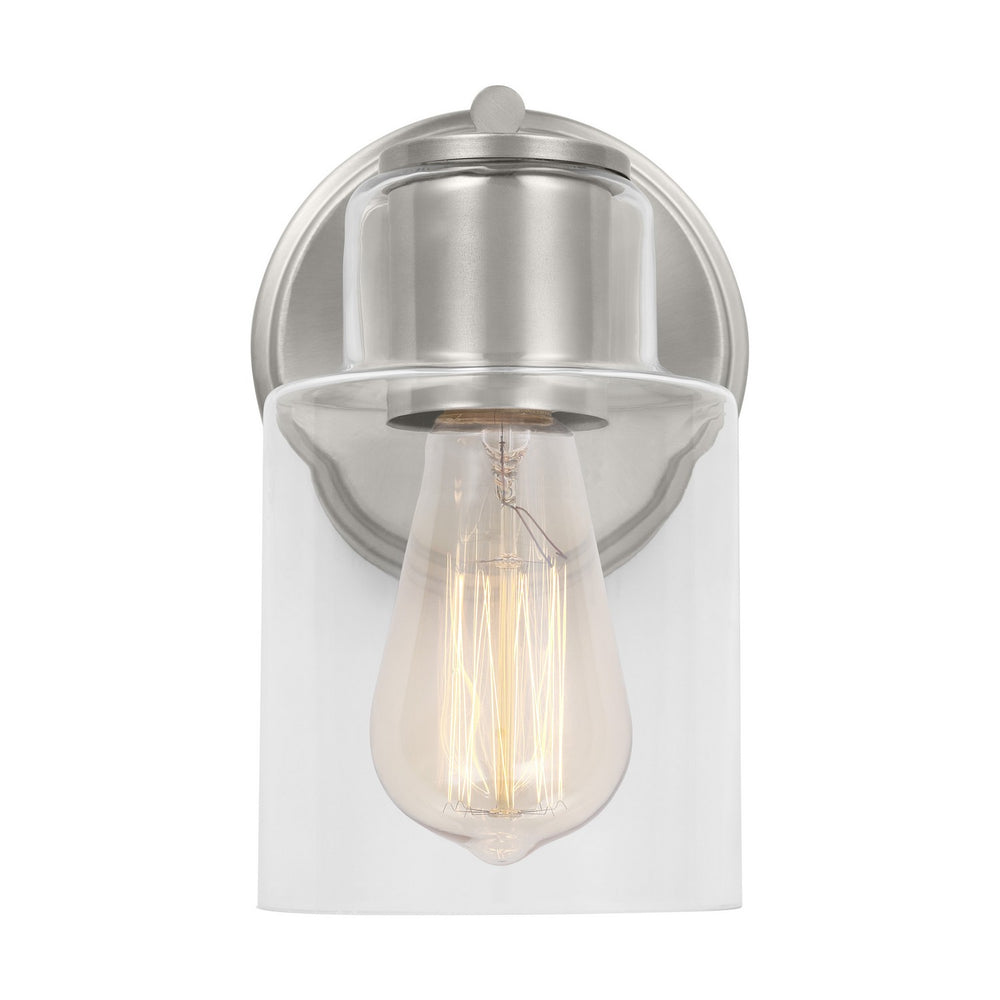 Visual Comfort Studio Canada - One Light Wall Sconce - Sayward - Brushed Steel- Union Lighting Luminaires Decor