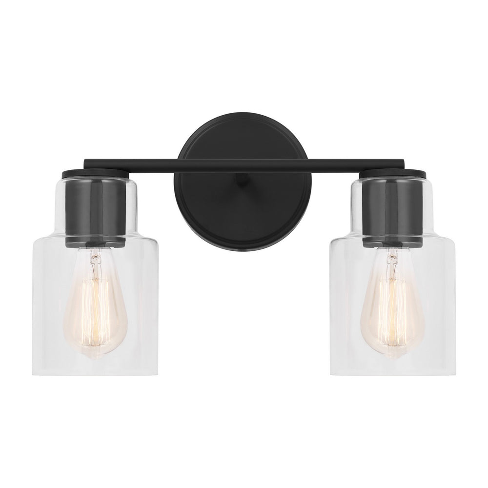 Visual Comfort Studio Canada - Two Light Bath - Sayward - Midnight Black- Union Lighting Luminaires Decor
