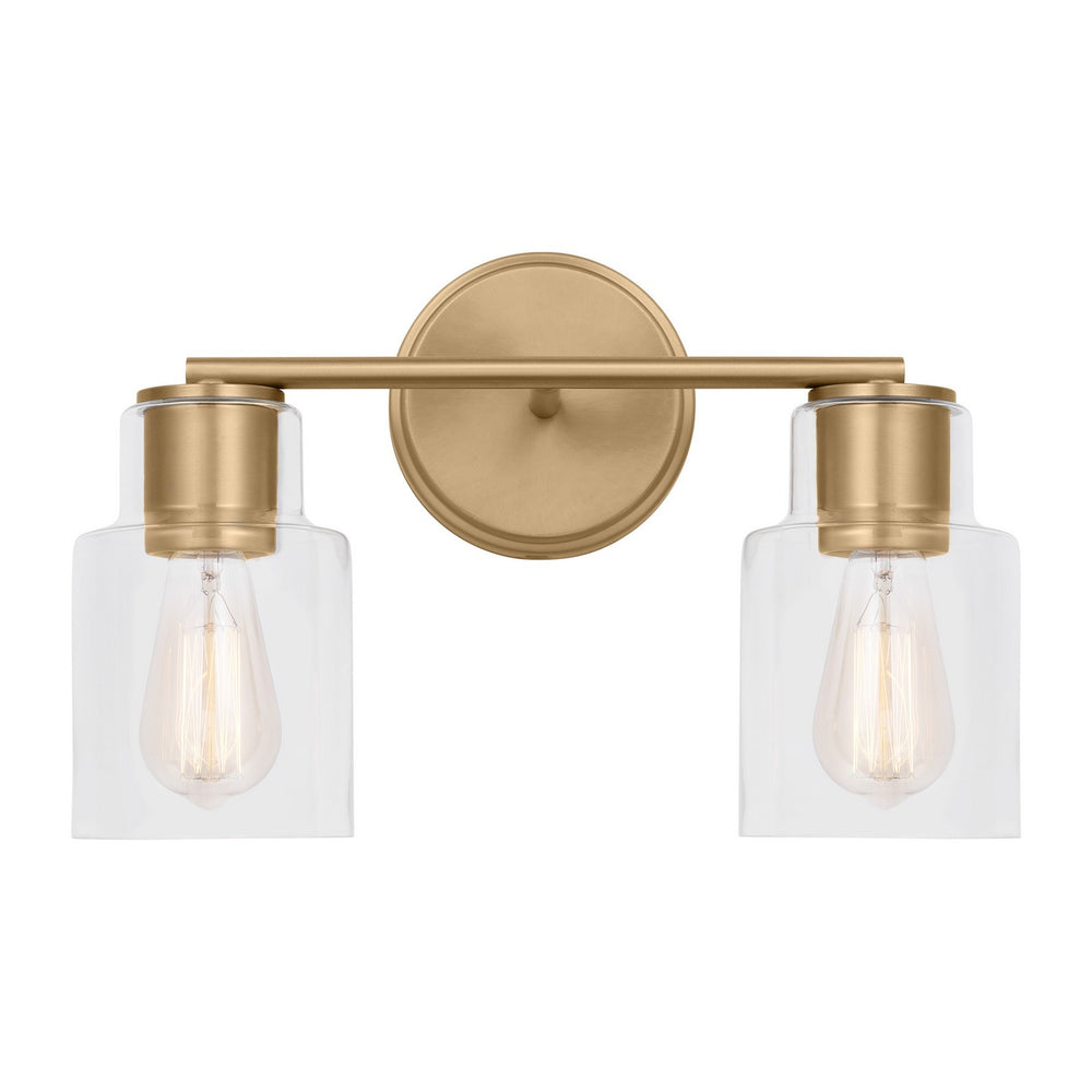 Visual Comfort Studio Canada - Two Light Bath - Sayward - Satin Brass- Union Lighting Luminaires Decor