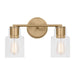 Visual Comfort Studio Canada - Two Light Bath - Sayward - Satin Brass- Union Lighting Luminaires Decor