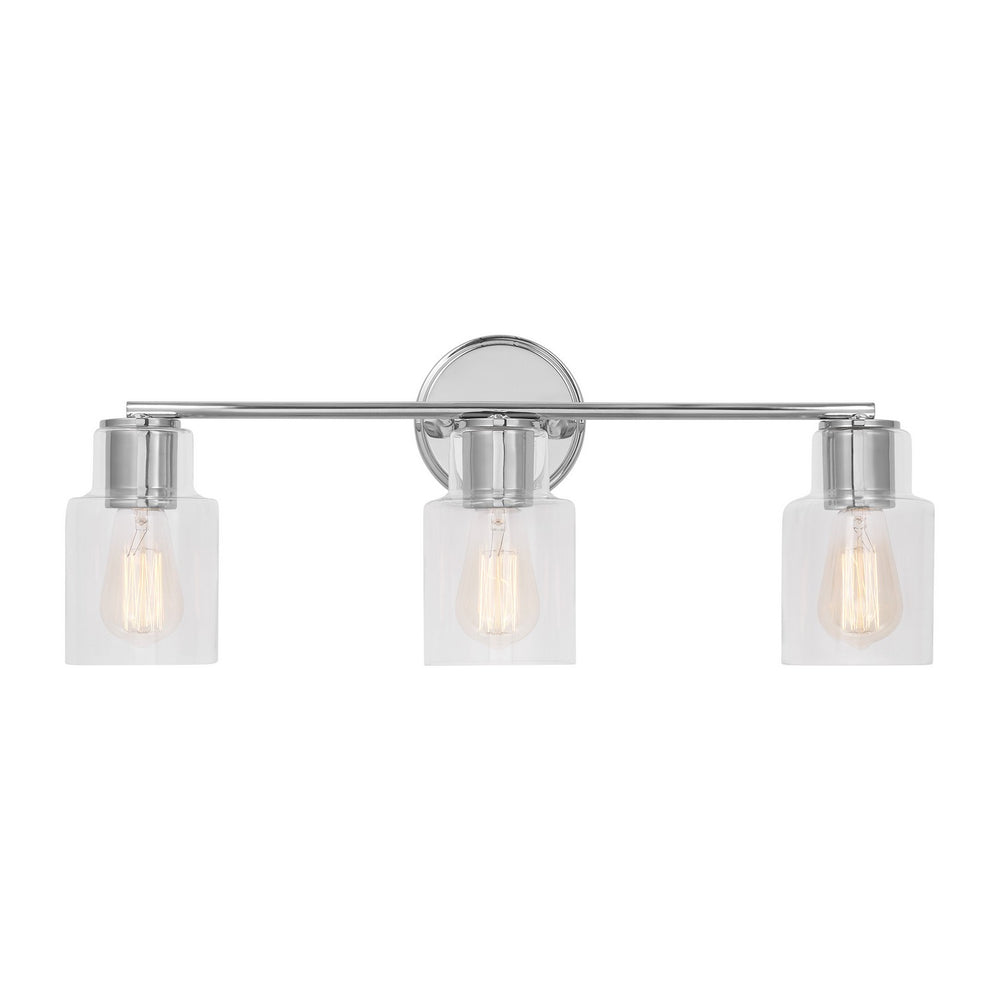 Visual Comfort Studio Canada - Three Light Bath - Sayward - Chrome- Union Lighting Luminaires Decor