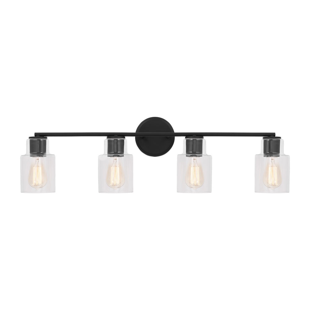 Visual Comfort Studio Canada - Four Light Bath - Sayward - Midnight Black- Union Lighting Luminaires Decor