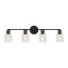Visual Comfort Studio Canada - Four Light Bath - Sayward - Midnight Black- Union Lighting Luminaires Decor