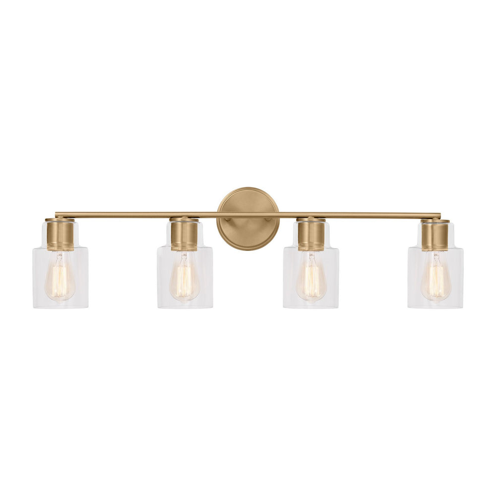 Visual Comfort Studio Canada - Four Light Bath - Sayward - Satin Brass- Union Lighting Luminaires Decor