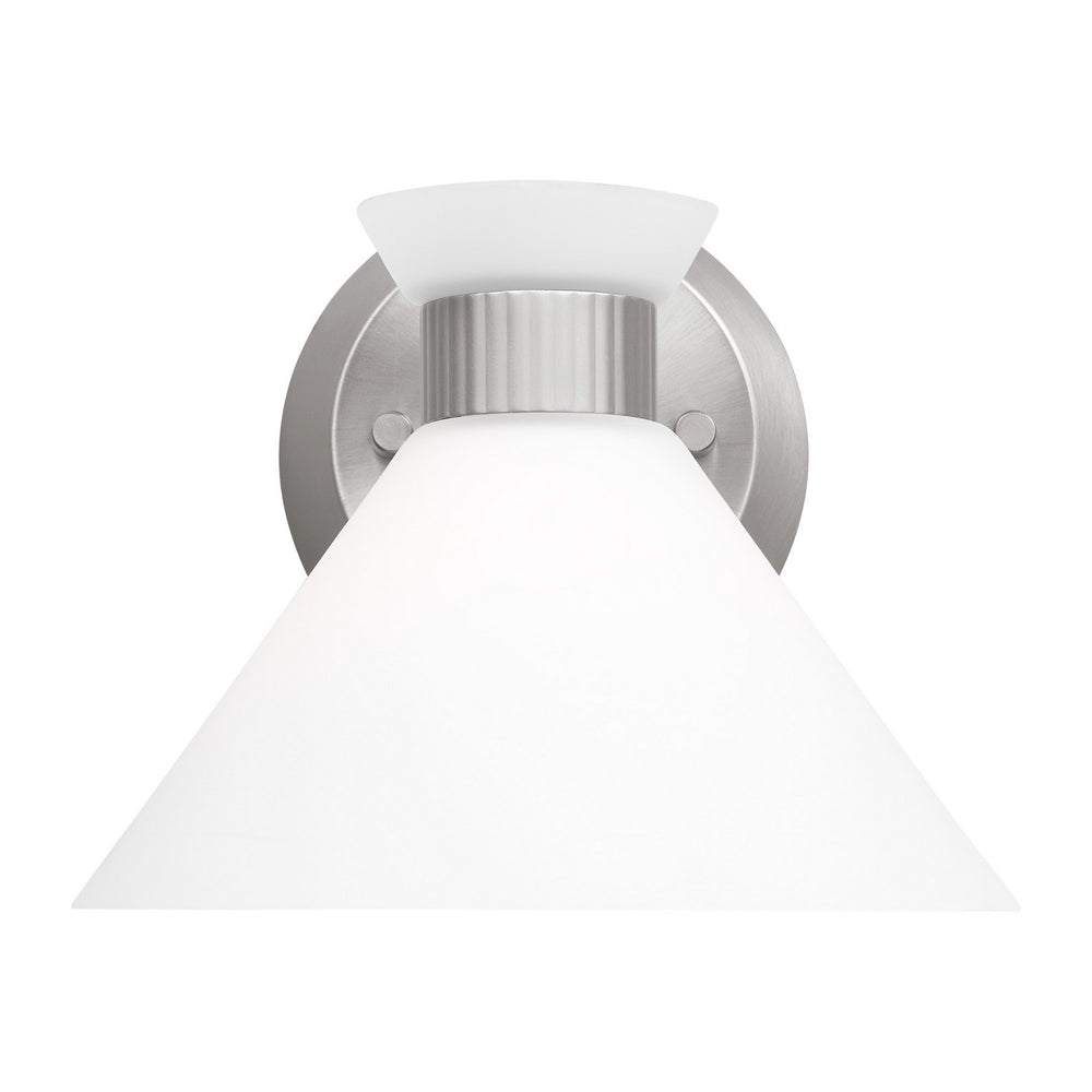 Visual Comfort Studio Canada - One Light Wall Sconce - Belcarra - Brushed Steel- Union Lighting Luminaires Decor