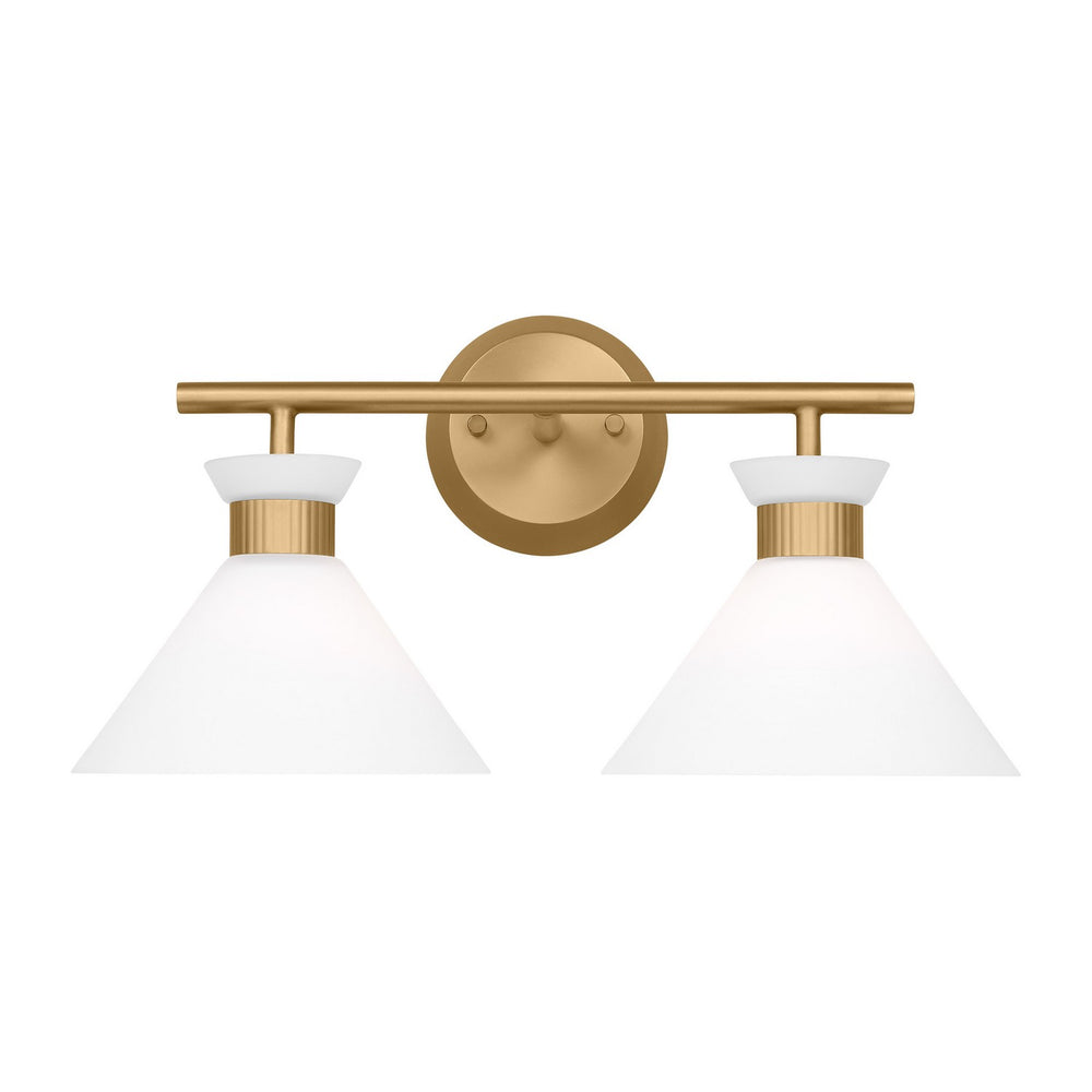 Visual Comfort Studio Canada - Two Light Bath - Belcarra - Satin Brass- Union Lighting Luminaires Decor