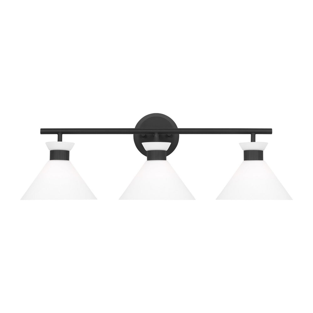 Visual Comfort Studio Canada - Three Light Bath - Belcarra - Midnight Black- Union Lighting Luminaires Decor