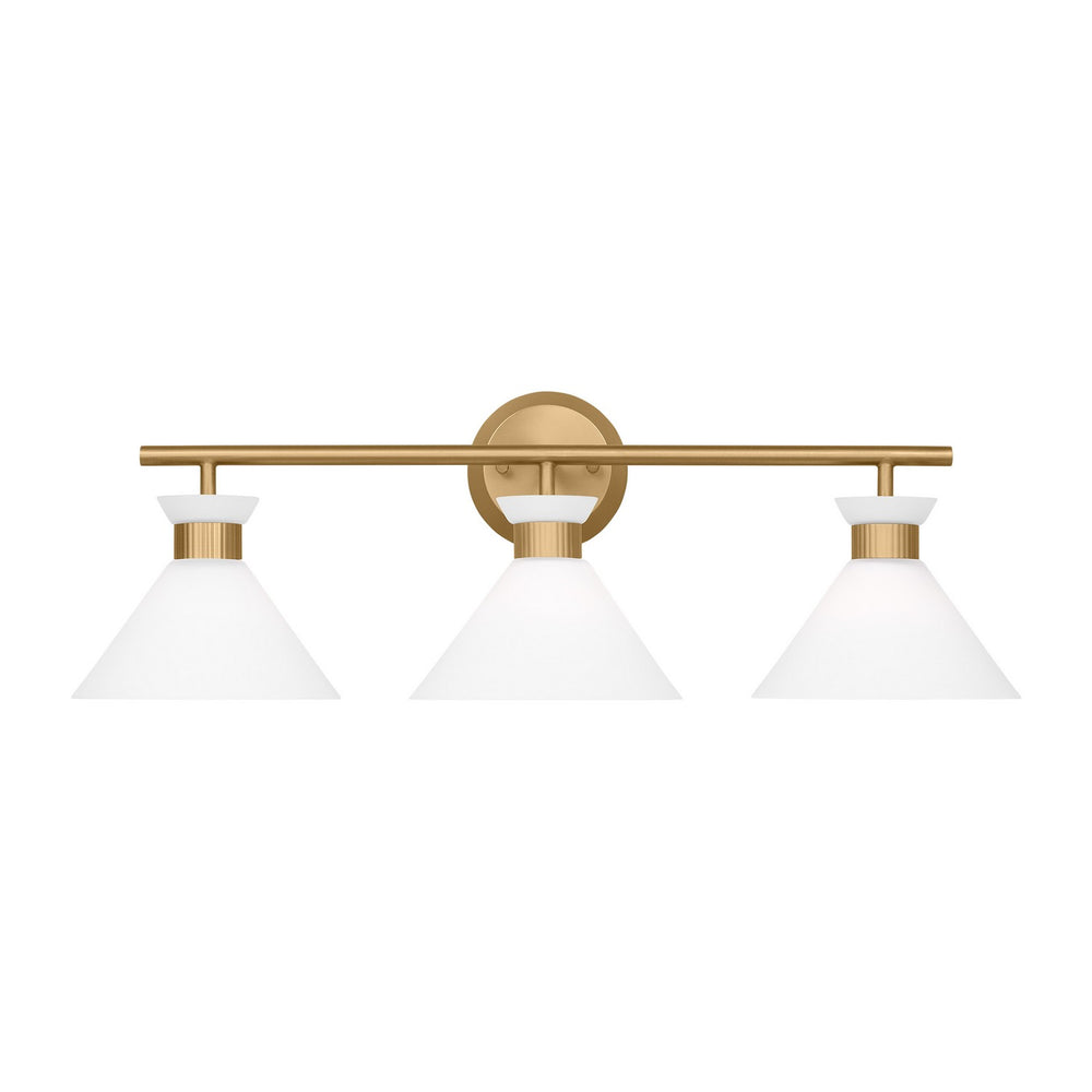 Visual Comfort Studio Canada - Three Light Bath - Belcarra - Satin Brass- Union Lighting Luminaires Decor