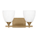 Visual Comfort Studio Canada - Two Light Bath - Toffino - Satin Brass- Union Lighting Luminaires Decor