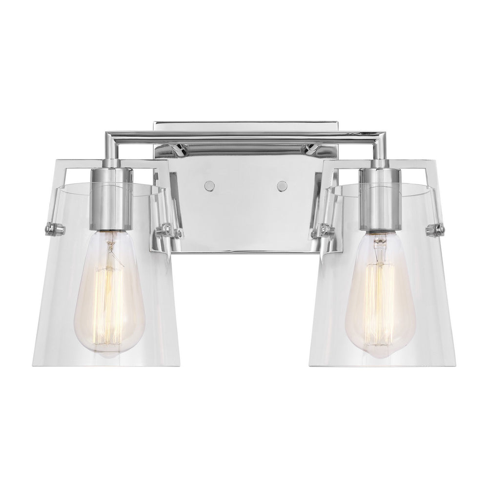 Visual Comfort Studio Canada - Two Light Bath - Crofton - Chrome- Union Lighting Luminaires Decor