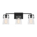 Visual Comfort Studio Canada - Three Light Bath - Crofton - Midnight Black- Union Lighting Luminaires Decor