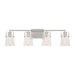 Visual Comfort Studio Canada - Four Light Bath - Crofton - Brushed Steel- Union Lighting Luminaires Decor