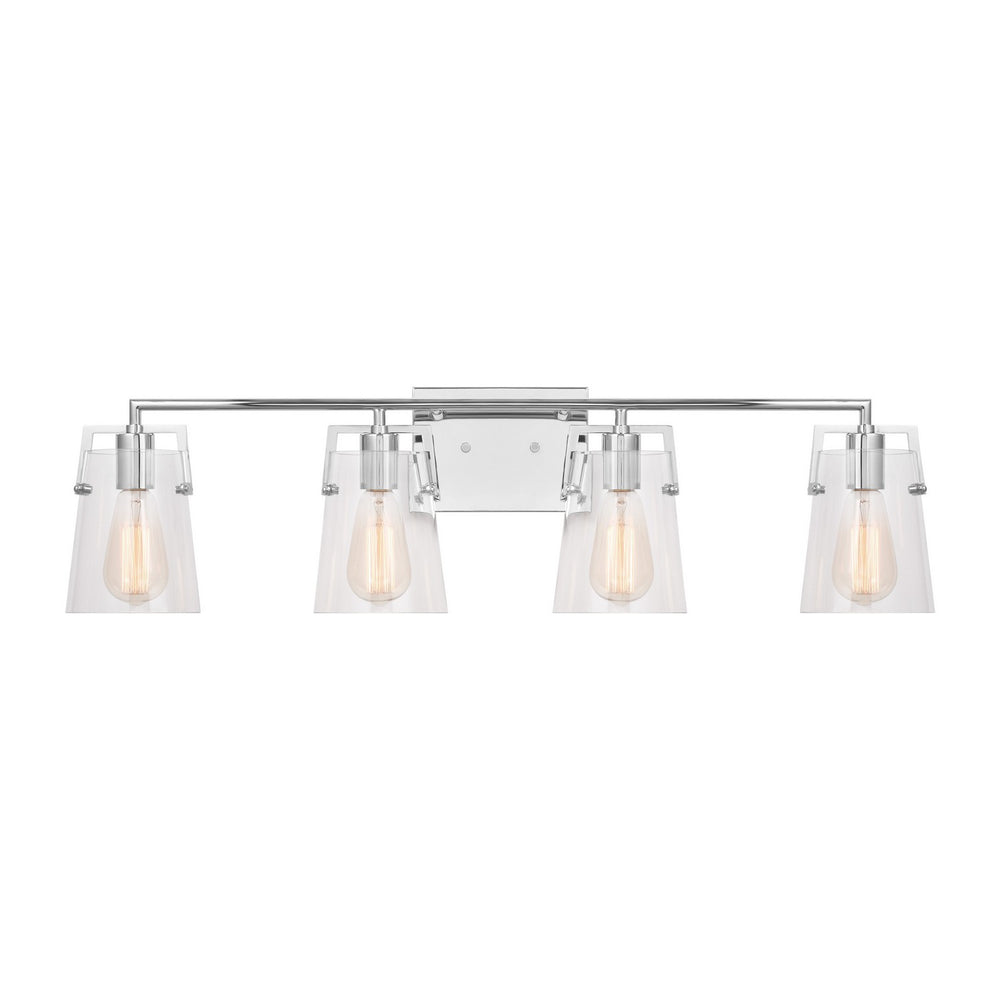 Visual Comfort Studio Canada - Four Light Bath - Crofton - Chrome- Union Lighting Luminaires Decor