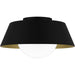 Quoizel - One Light Flush Mount - Quoizel Flush Mount - Matte Black- Union Lighting Luminaires Decor