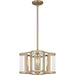 Quoizel - Four Light Pendant - Quoizel Pendant - Bronze Gold- Union Lighting Luminaires Decor