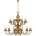 Ralph Lauren Canada - LED Chandelier - Falaise - Natural Brass- Union Lighting Luminaires Decor