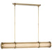 Ralph Lauren Canada - LED Linear Chandelier - Perren - Natural Brass- Union Lighting Luminaires Decor