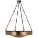 Ralph Lauren Canada - LED Chandelier - Ancram - Natural Brass and Aged Iron- Union Lighting Luminaires Decor