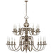 Ralph Lauren Canada - LED Chandelier - Falaise - Butler's Silver- Union Lighting Luminaires Decor