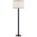 Ralph Lauren Canada - LED Floor Lamp - Riley - Natural Brass and Navy- Union Lighting Luminaires Decor