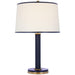Ralph Lauren Canada - LED Table Lamp - Riley - Natural Brass and Navy- Union Lighting Luminaires Decor