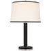 Ralph Lauren Canada - LED Table Lamp - Riley - Polished Nickel and Chocolate Leather- Union Lighting Luminaires Decor