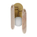Studio M - LED Wall Sconce - Megalith - Stone - Natural Aged Brass- Union Lighting Luminaires Decor