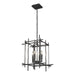 Hubbardton Forge - Four Light Chandelier - Tura - Black- Union Lighting Luminaires Decor