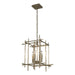 Hubbardton Forge - Four Light Chandelier - Tura - Soft Gold- Union Lighting Luminaires Decor