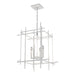 Hubbardton Forge - Four Light Chandelier - Tura - White- Union Lighting Luminaires Decor