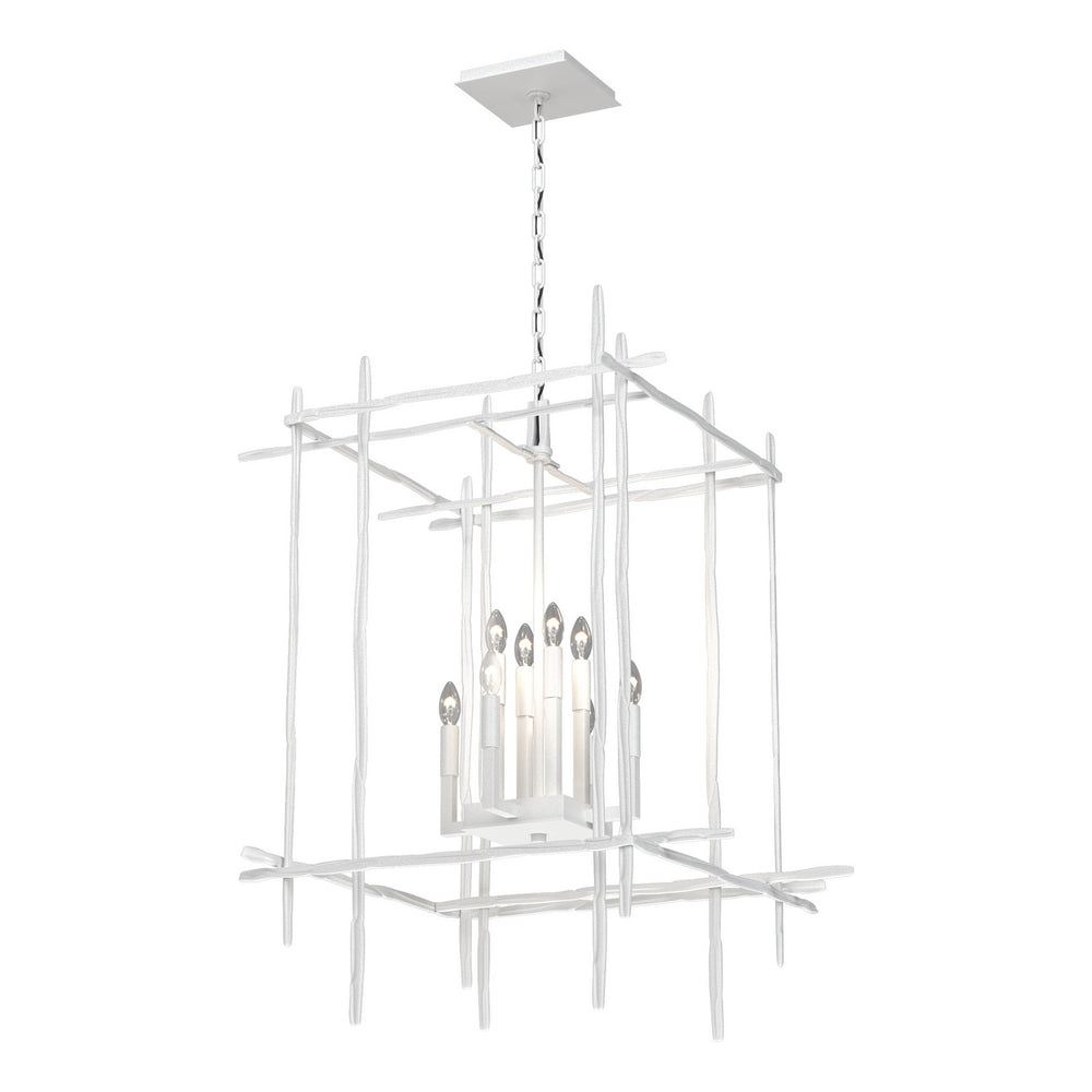 Hubbardton Forge - Eight Light Chandelier - Tura - White- Union Lighting Luminaires Decor