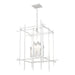 Hubbardton Forge - Eight Light Chandelier - Tura - White- Union Lighting Luminaires Decor