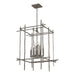 Hubbardton Forge - Eight Light Chandelier - Tura - Dark Smoke- Union Lighting Luminaires Decor