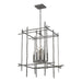 Hubbardton Forge - Eight Light Chandelier - Tura - Natural Iron- Union Lighting Luminaires Decor