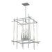 Hubbardton Forge - Eight Light Chandelier - Tura - Vintage Platinum- Union Lighting Luminaires Decor