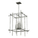 Hubbardton Forge - Eight Light Chandelier - Tura - Sterling- Union Lighting Luminaires Decor