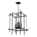 Hubbardton Forge - Eight Light Chandelier - Tura - Ink- Union Lighting Luminaires Decor