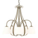 Hubbardton Forge - Five Light Chandelier - Sweeping Taper - Soft Gold- Union Lighting Luminaires Decor