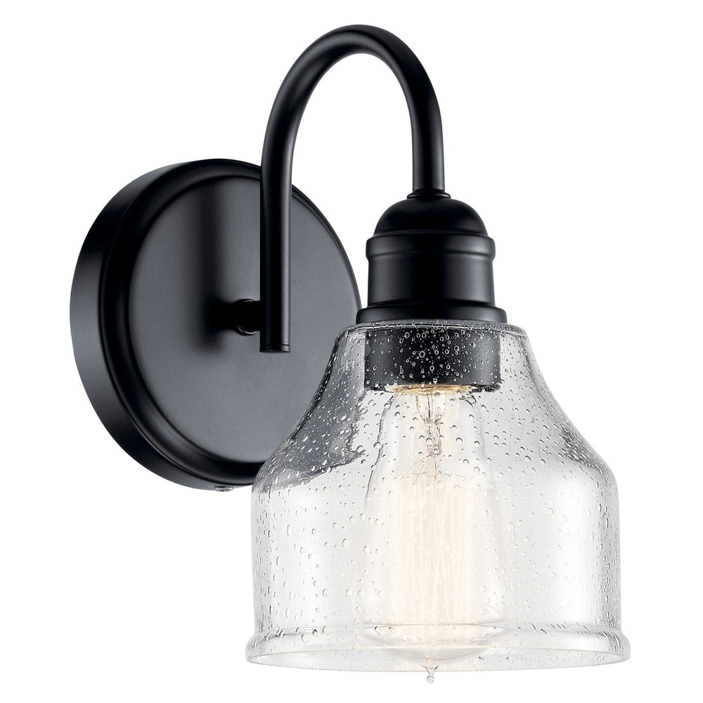 Kichler Canada - One Light Wall Sconce - Avery - Black- Union Lighting Luminaires Decor