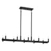 Kichler Canada - Ten Light Linear Chandelier - Erzo - Black- Union Lighting Luminaires Decor
