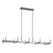 Kichler Canada - Ten Light Linear Chandelier - Erzo - Satin Nickel- Union Lighting Luminaires Decor