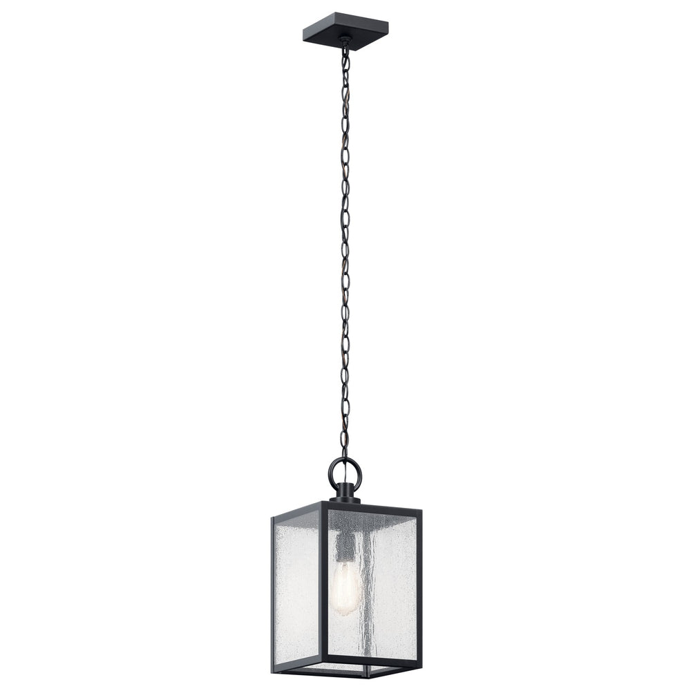 Kichler Canada - One Light Outdoor Pendant / Semi Flush - Lahden - Black Textured- Union Lighting Luminaires Decor