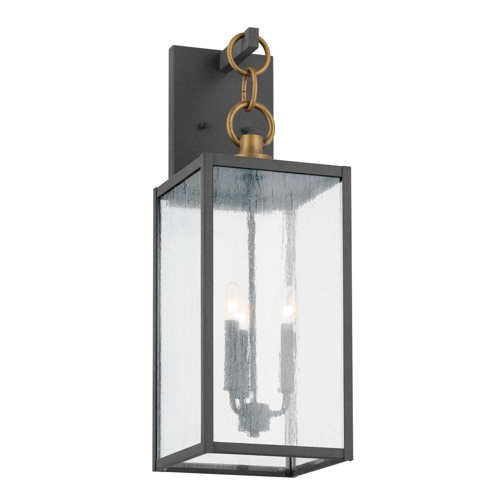 Kichler Canada - Three Light Outdoor Wall Mount - Lahden - Weathered Zinc- Union Lighting Luminaires Decor