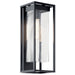 Kichler Canada - One Light Outdoor Wall Mount - Mercer - Black with Silver Highlights- Union Lighting Luminaires Decor