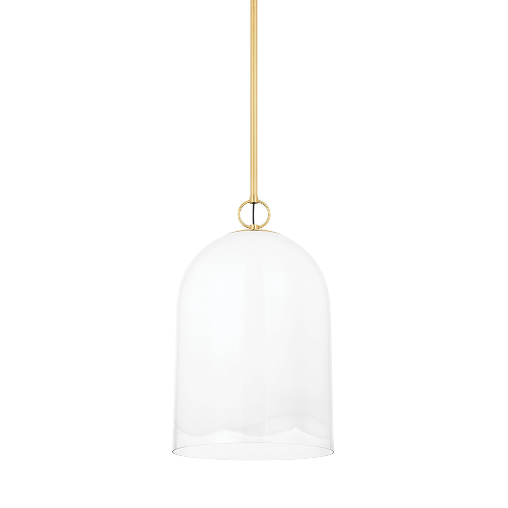Mitzi Canada - One Light Pendant - Lennon - Aged Brass- Union Lighting Luminaires Decor