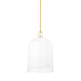 Mitzi Canada - One Light Pendant - Lennon - Aged Brass- Union Lighting Luminaires Decor