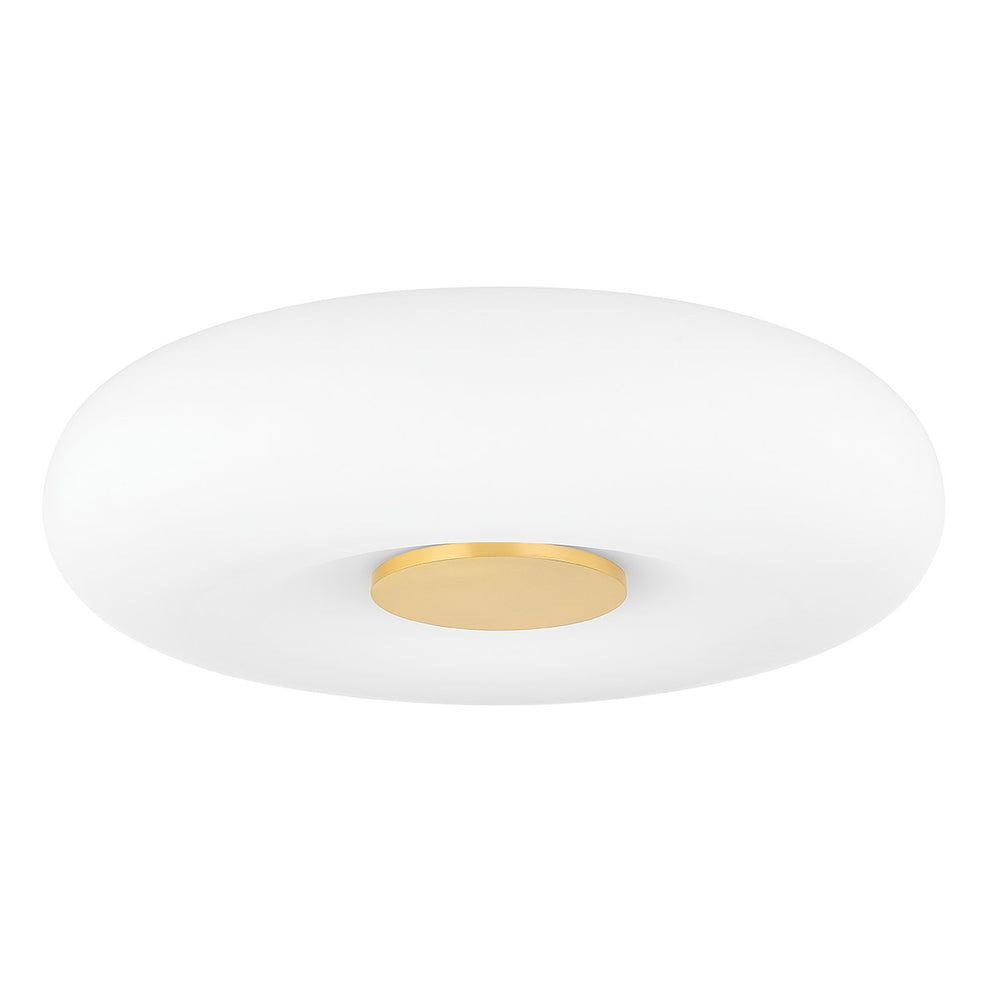 Mitzi Canada - LED Flush Mount - Imani - Aged Brass- Union Lighting Luminaires Decor