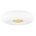 Mitzi Canada - LED Flush Mount - Imani - Aged Brass- Union Lighting Luminaires Decor