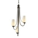 Hubbardton Forge - Three Light Chandelier - Flora - Oil Rubbed Bronze- Union Lighting Luminaires Decor
